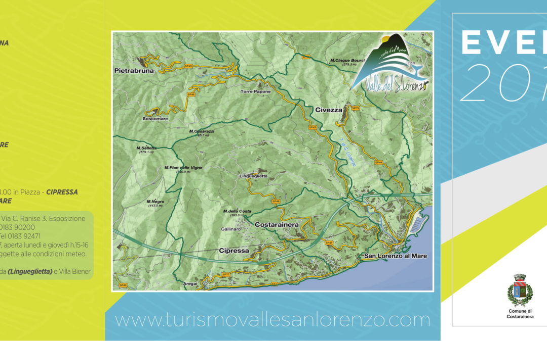 Nuova brochure Eventi estivi Valle del San Lorenzo 2019
