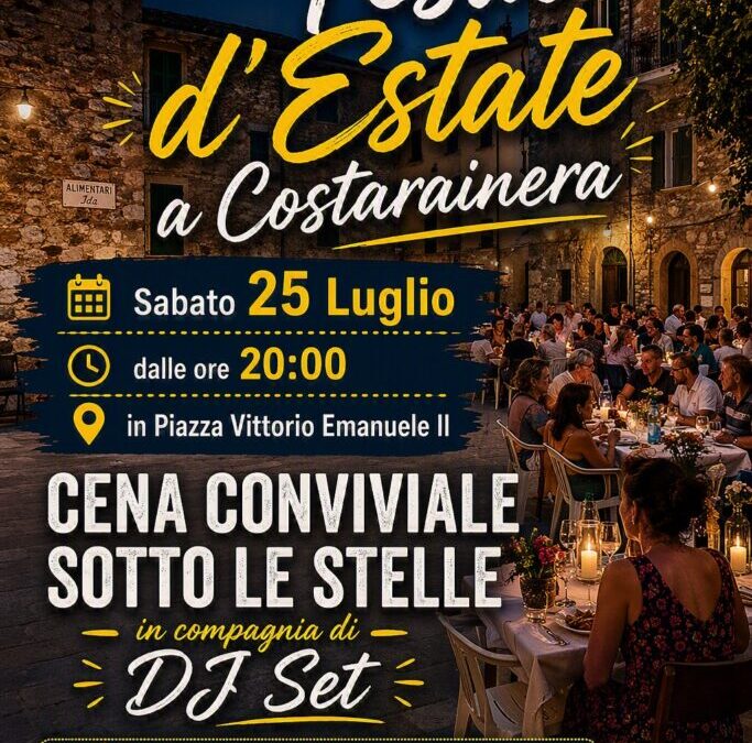 Festa d’Estate a Costarainera – 25 Luglio