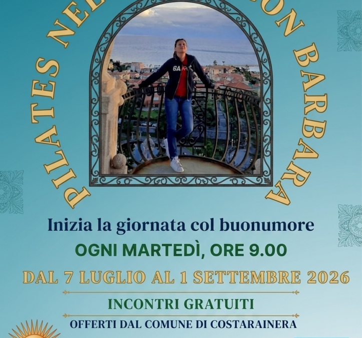 Pilates nel parco con Barbara – DAL 7 LUGLIO AL 1 SETTEMBRE 2026